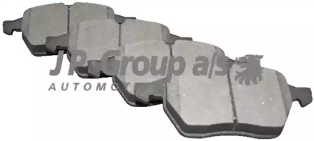Комплект тормозных колодок дисковый тормоз jp group