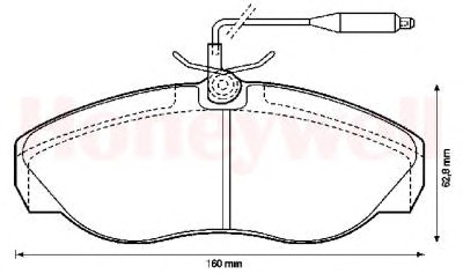 Колодки тормозные дисковые JURID 571840J