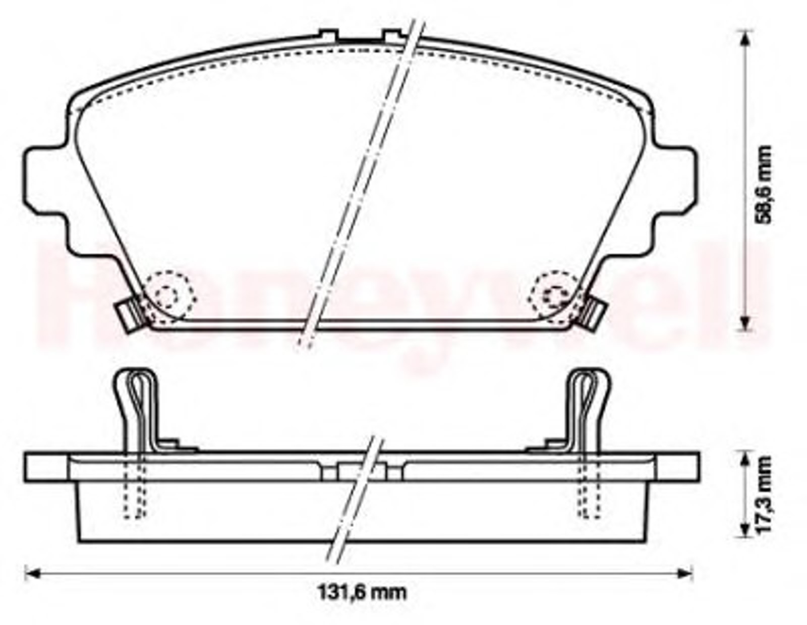 Колодки тормозные дисковые JURID 572429J