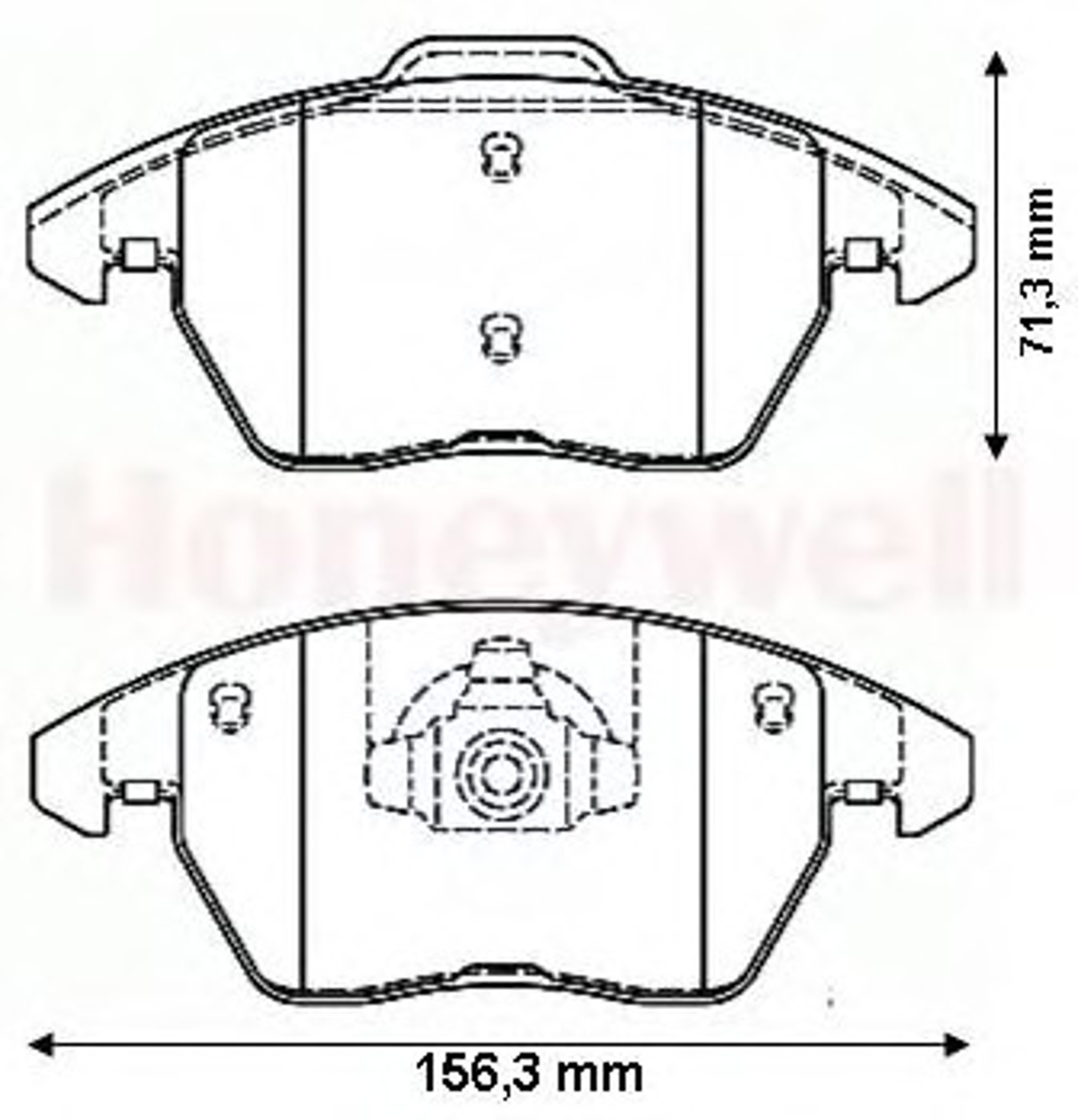 Колодки тормозные дисковые JURID 573134J