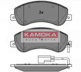 Колодки тормозные дисковые KAMOKA JQ1013856