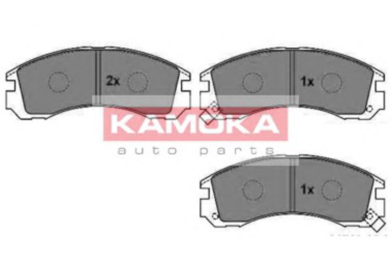 Комплект тормозных колодок дисковый тормоз KAMOKA JQ1011530