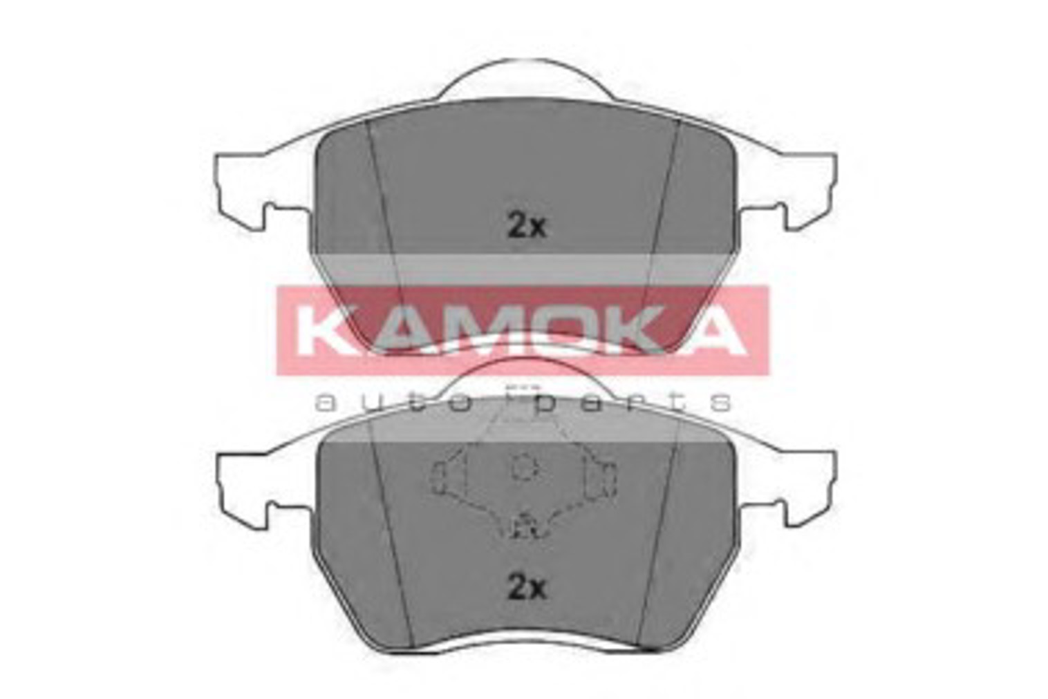 Колодки тормозные дисковые KAMOKA JQ1012110