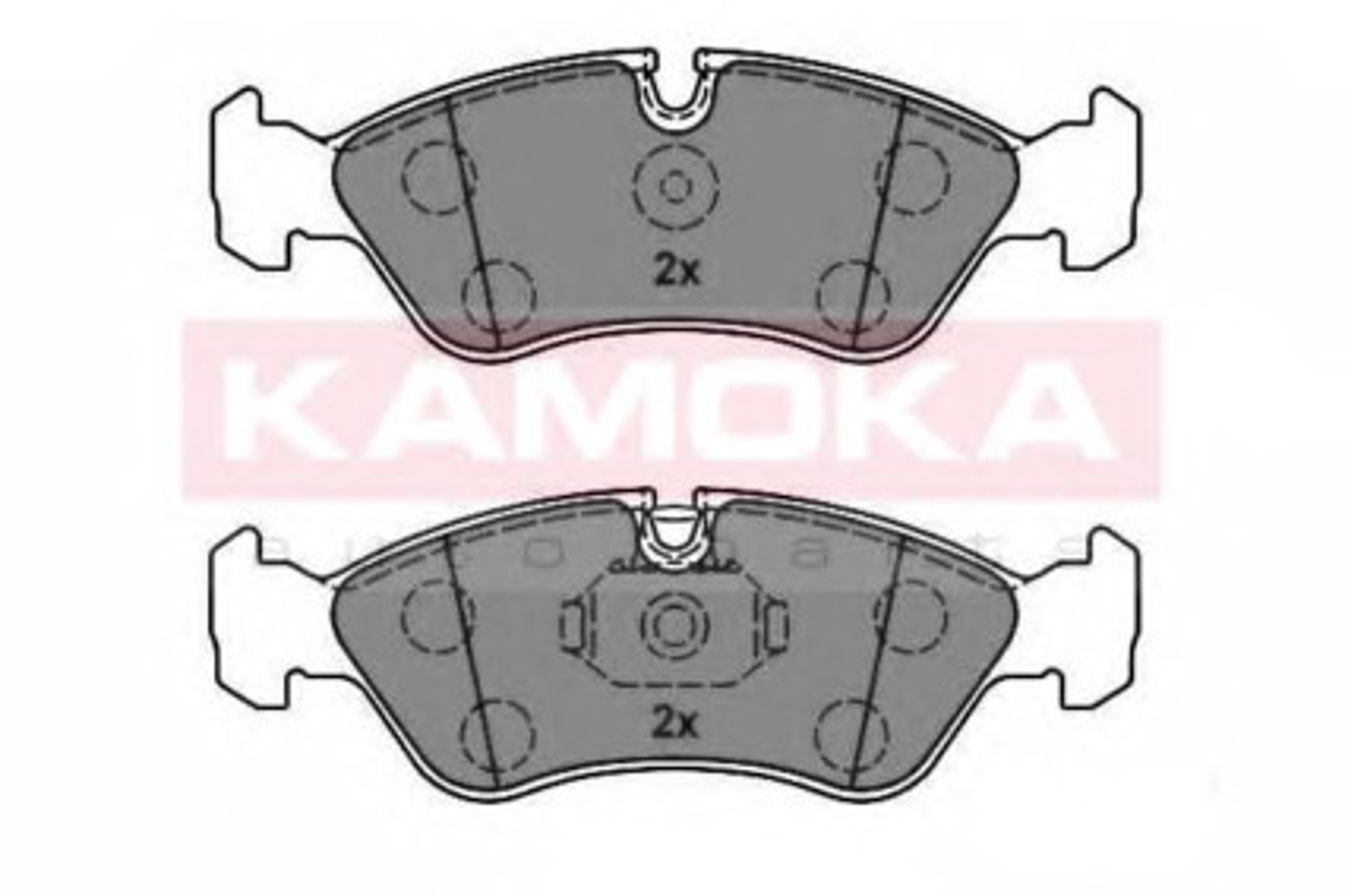 Комплект тормозных колодок дисковый тормоз KAMOKA JQ1012134