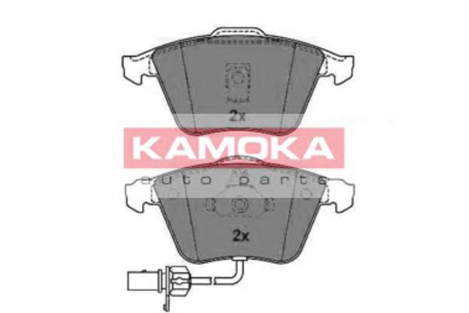 Колодки тормозные дисковые KAMOKA JQ1012814