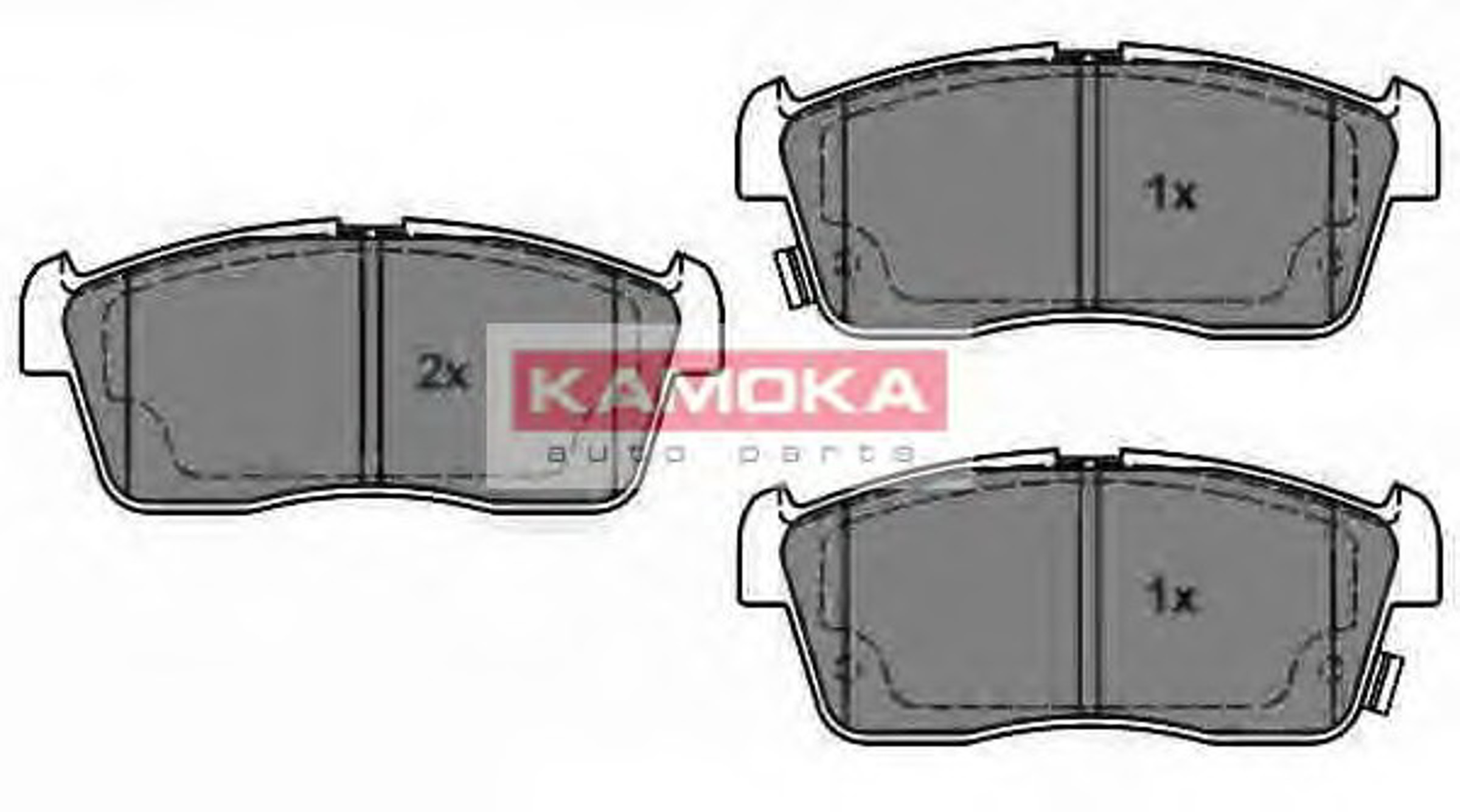 Колодки тормозные дисковые KAMOKA JQ1013064