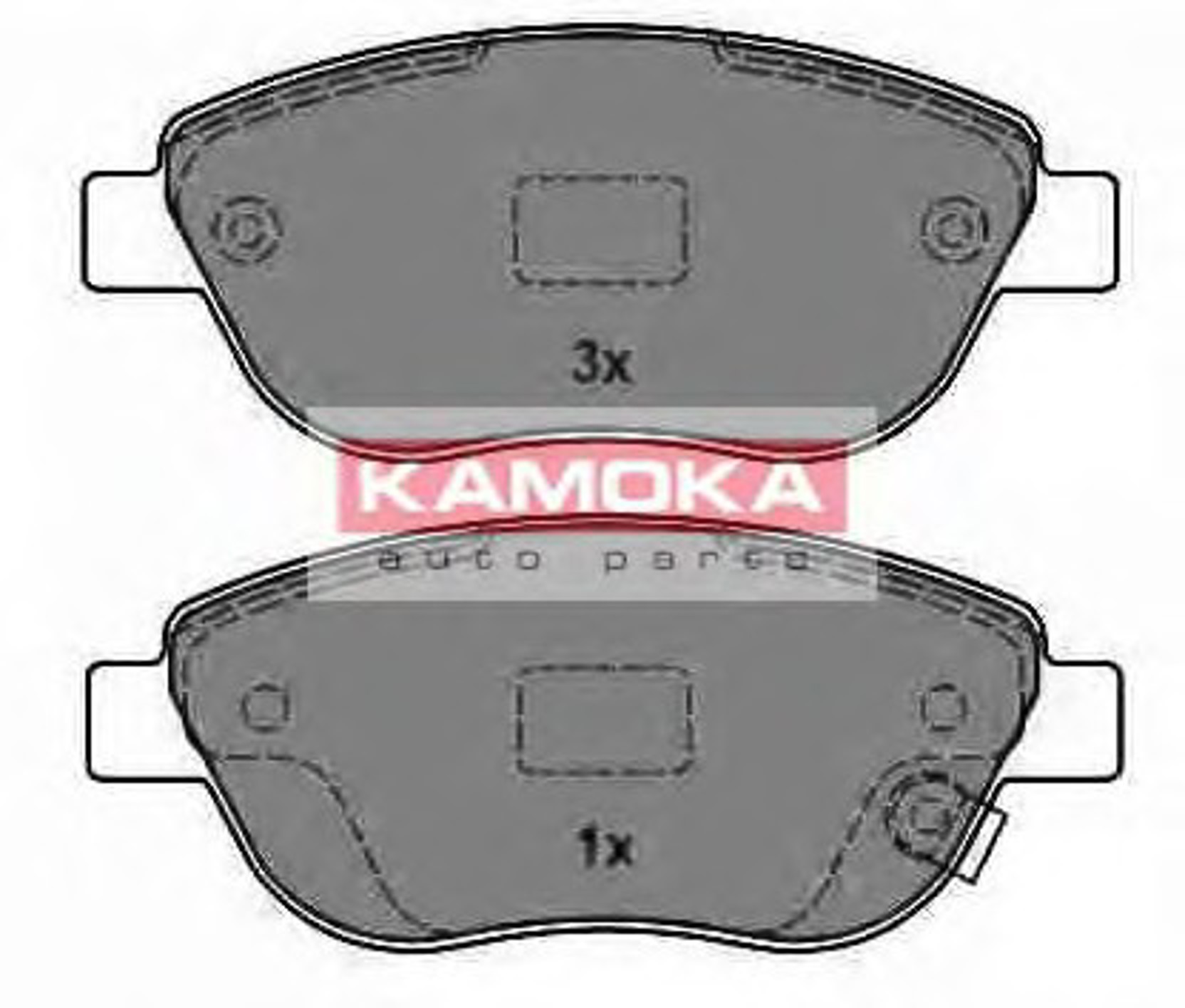 Комплект тормозных колодок дисковый тормоз