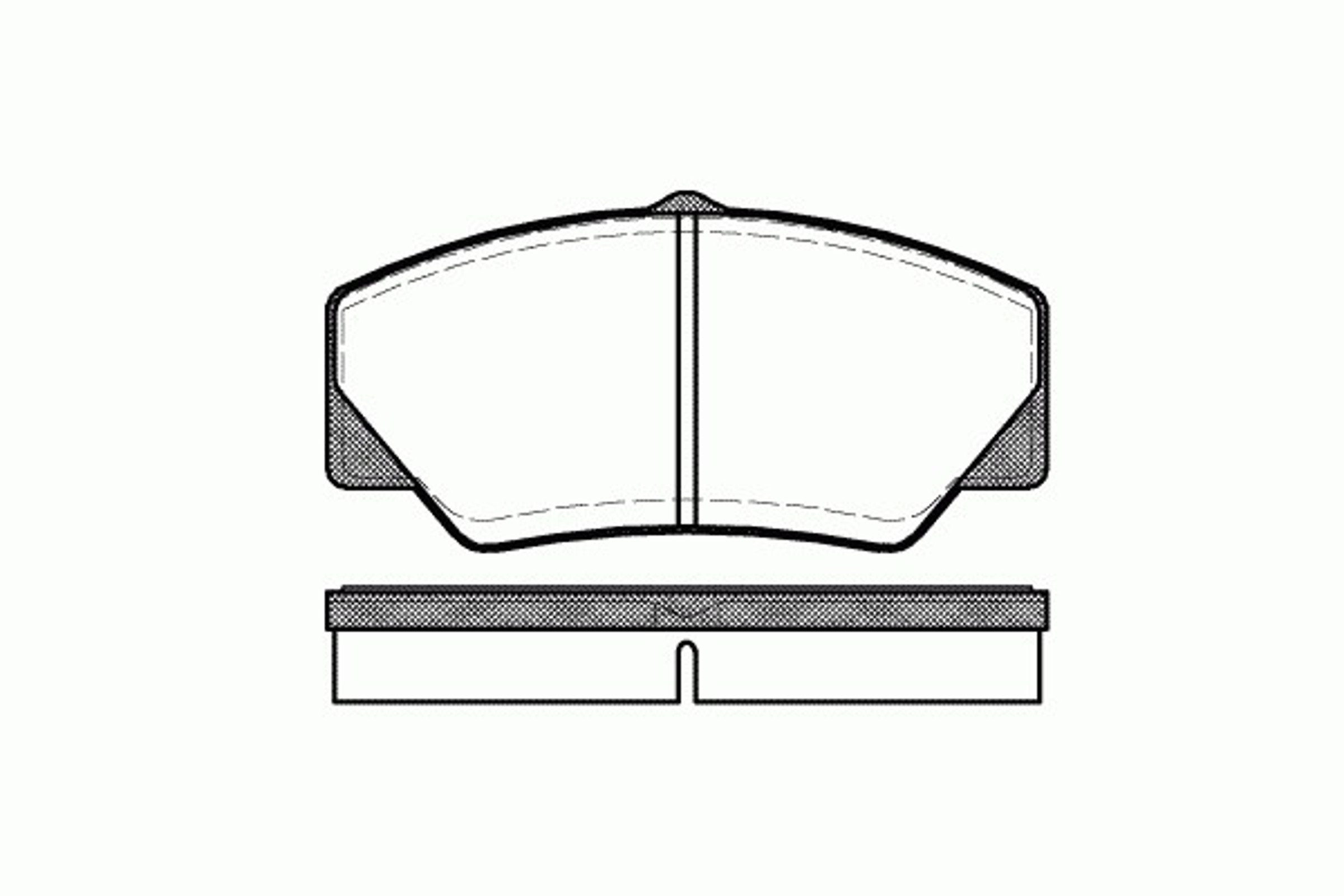 Колодки тормозные дисковые KAWE 0206 00