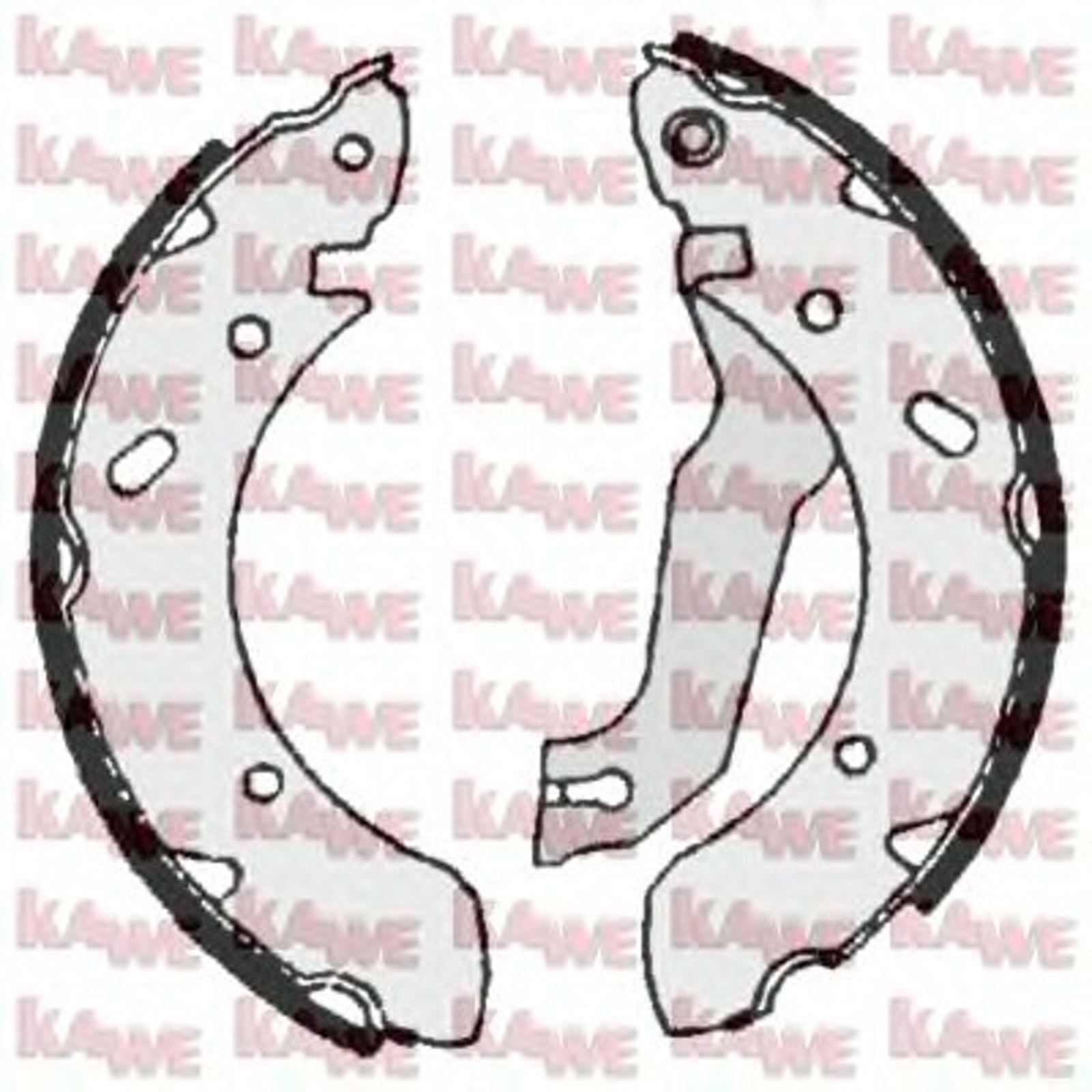 Колодки тормозные KAWE 06990