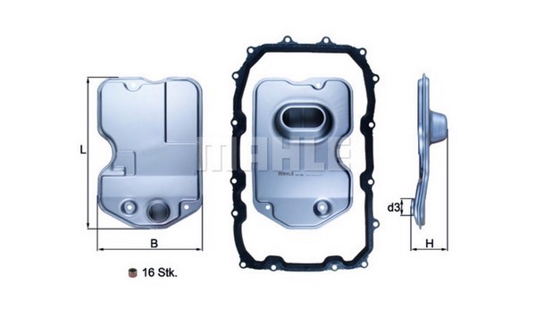 Элемент фильтрующий гидравлический MAHLE/KNECHT HX160KIT