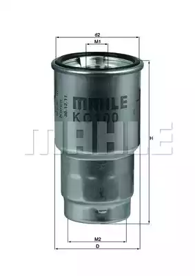 Топливный фильтр MAHLE/KNECHT KC100D