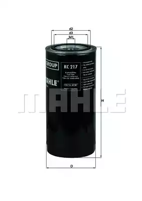 Топливный фильтр MAHLE/KNECHT KC217