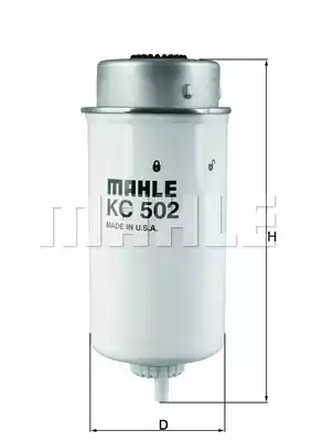 Фильтр топливный MAHLE/KNECHT KC502