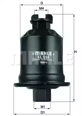 Топливный фильтр MAHLE/KNECHT KL514