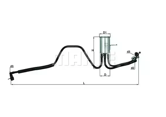 Топливный фильтр MAHLE/KNECHT KL544