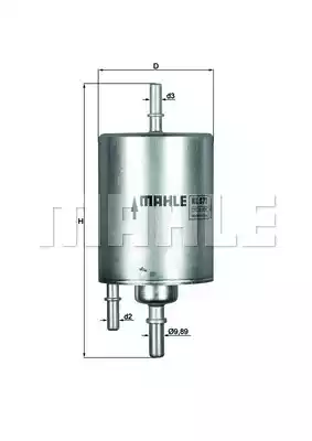 Топливный фильтр MAHLE/KNECHT KL571