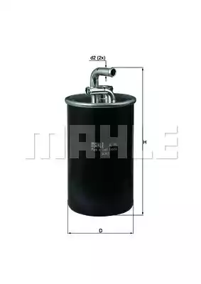 Топливный фильтр MAHLE/KNECHT KL775