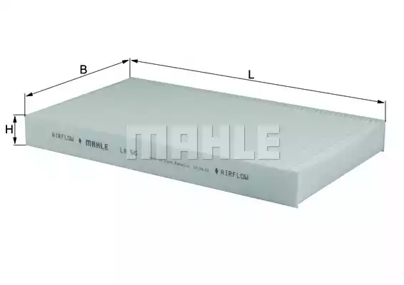 Фильтр воздуха во внутренном пространстве MAHLE/KNECHT LA56