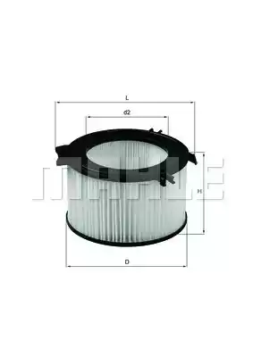 Салонный фильтр MAHLE/KNECHT LA65