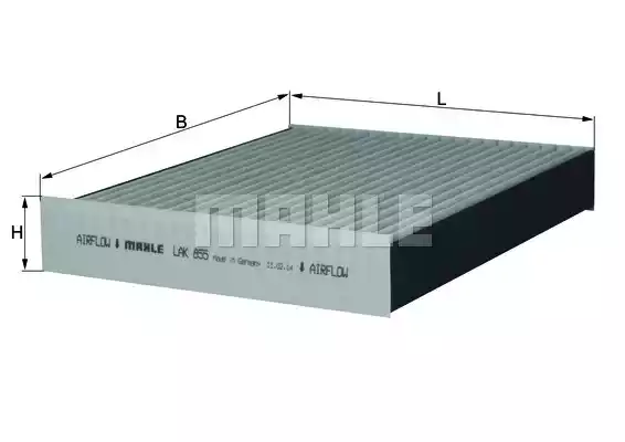 Салонный фильтр MAHLE/KNECHT LAK855