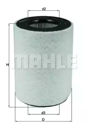 Воздушный фильтр MAHLE/KNECHT LX1792