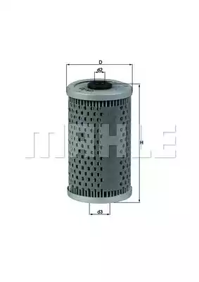 Масляный фильтр MAHLE/KNECHT OX33D