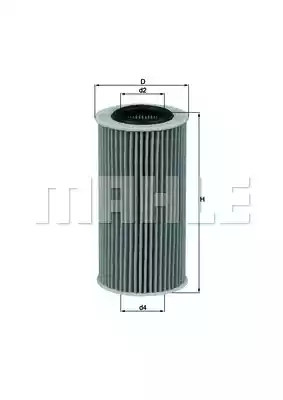 Масляный фильтр MAHLE/KNECHT OX379D