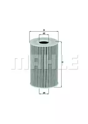Масляный фильтр MAHLE/KNECHT OX388D