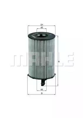 Масляный фильтр MAHLE/KNECHT OX420D