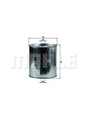 Масляный фильтр MAHLE/KNECHT OX85D