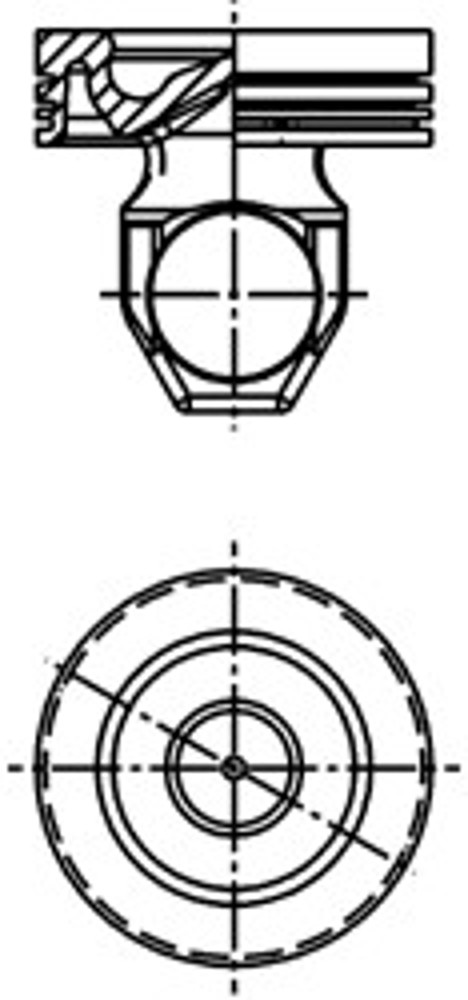 Поршень двс KOLBENSCHMIDT 40 338 600