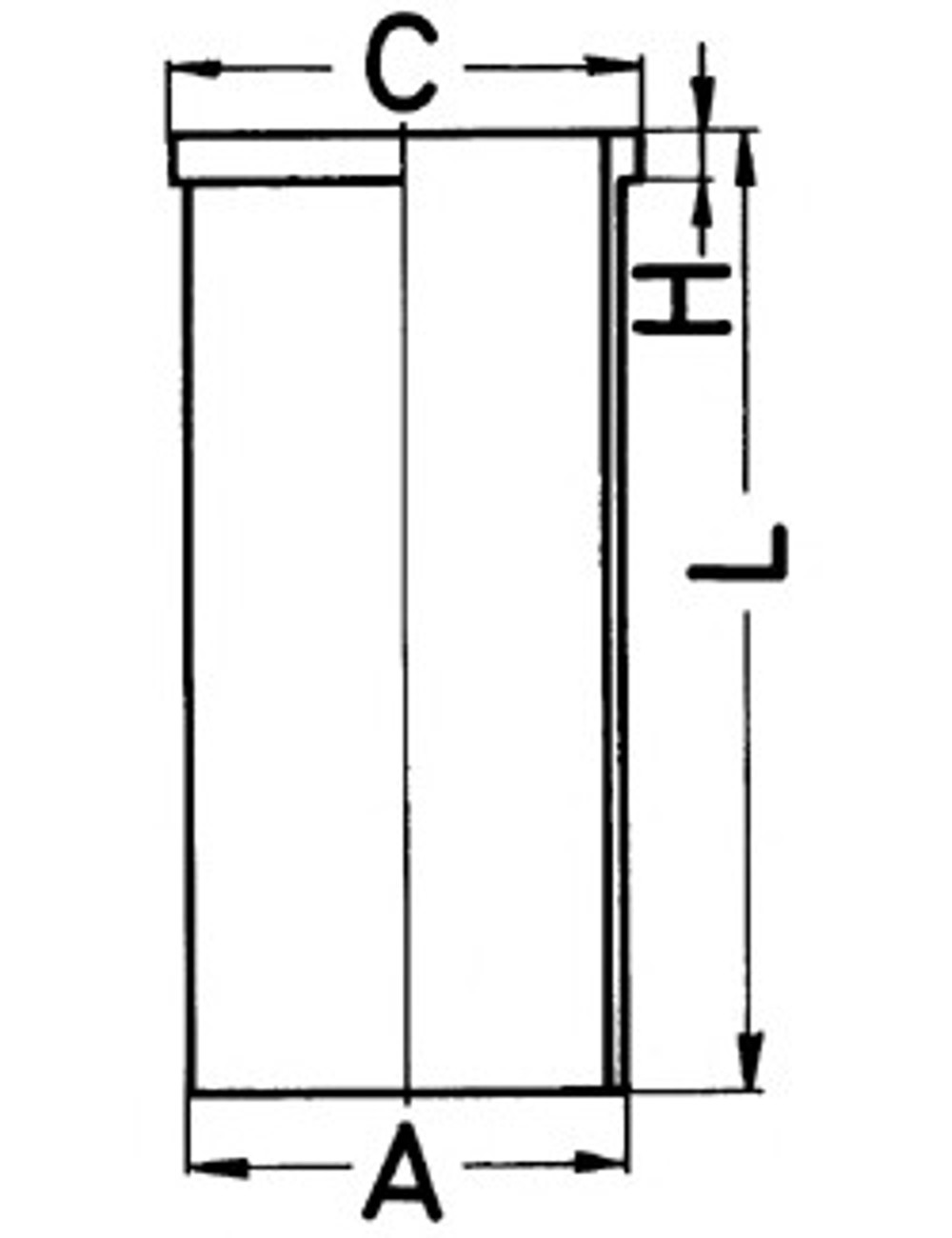 Гильза цилиндра KOLBENSCHMIDT 88253110