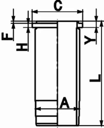 89 578 110 гильза цилиндра d98.43 мокраярасточка 9 мм KOLBENSCHMIDT 89 578 110