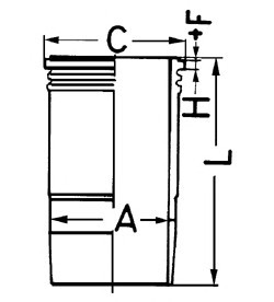 Гильза цилиндра KOLBENSCHMIDT 89460110