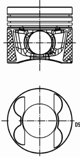 Поршень KOLBENSCHMIDT 40 096 600