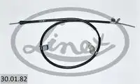 Трос стояночного тормоза прав nissan qashqai 5 osobowy 2007- 1705/1550мм