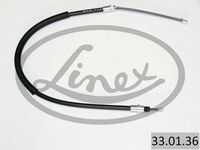 Трос стояночного тормоза LINEX 33.01.36