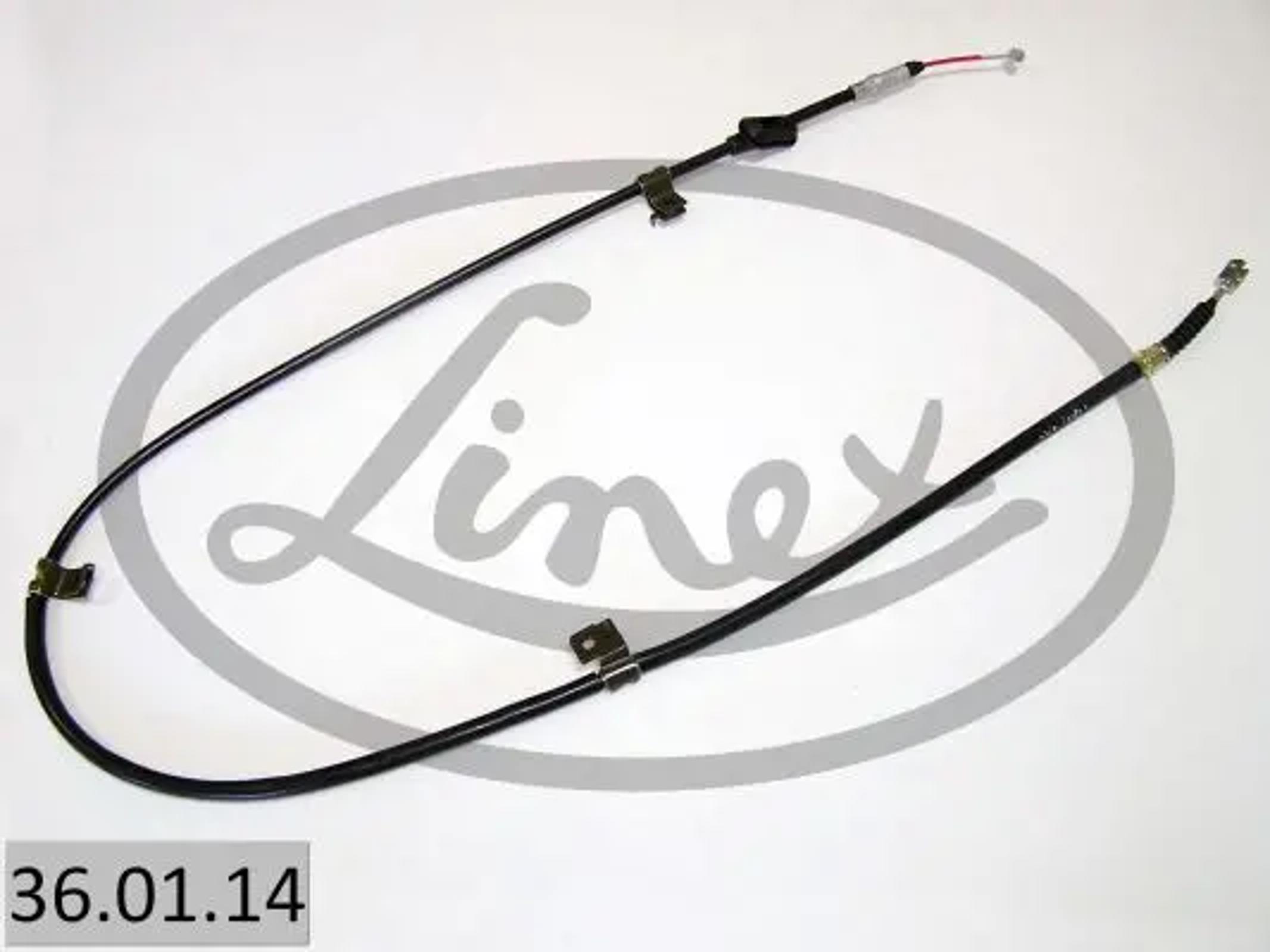Трос стояночного тормоза лев rover 600 series 93-1870/1640 мм LINEX 36.01.14