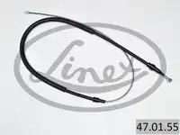 Трос стояночного тормоза vw touran all 16-20-19tdi-20tdi mod t9g-tg58-t72 03- 1563/898мм