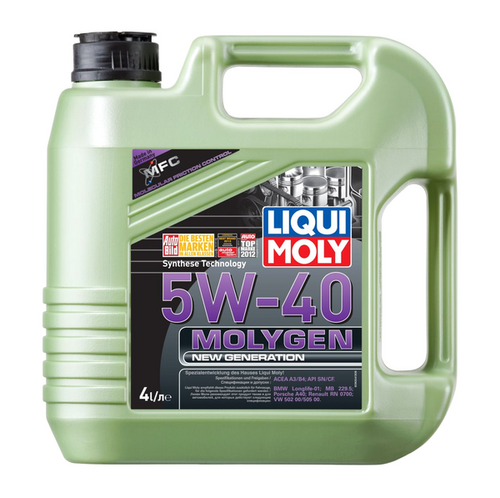 Моторное масло molygen new generation 5w-40 LIQUI MOLY 8578