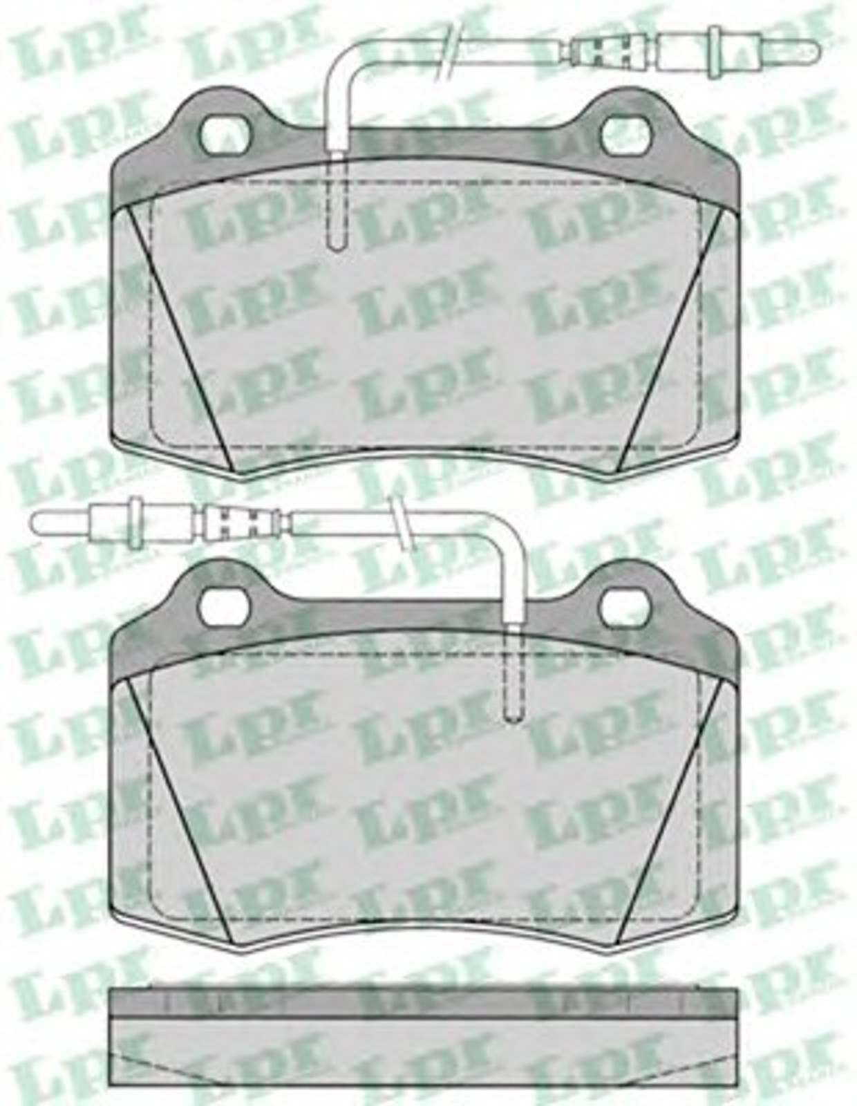 Колодки тормозные дисковые LPR 05P1141