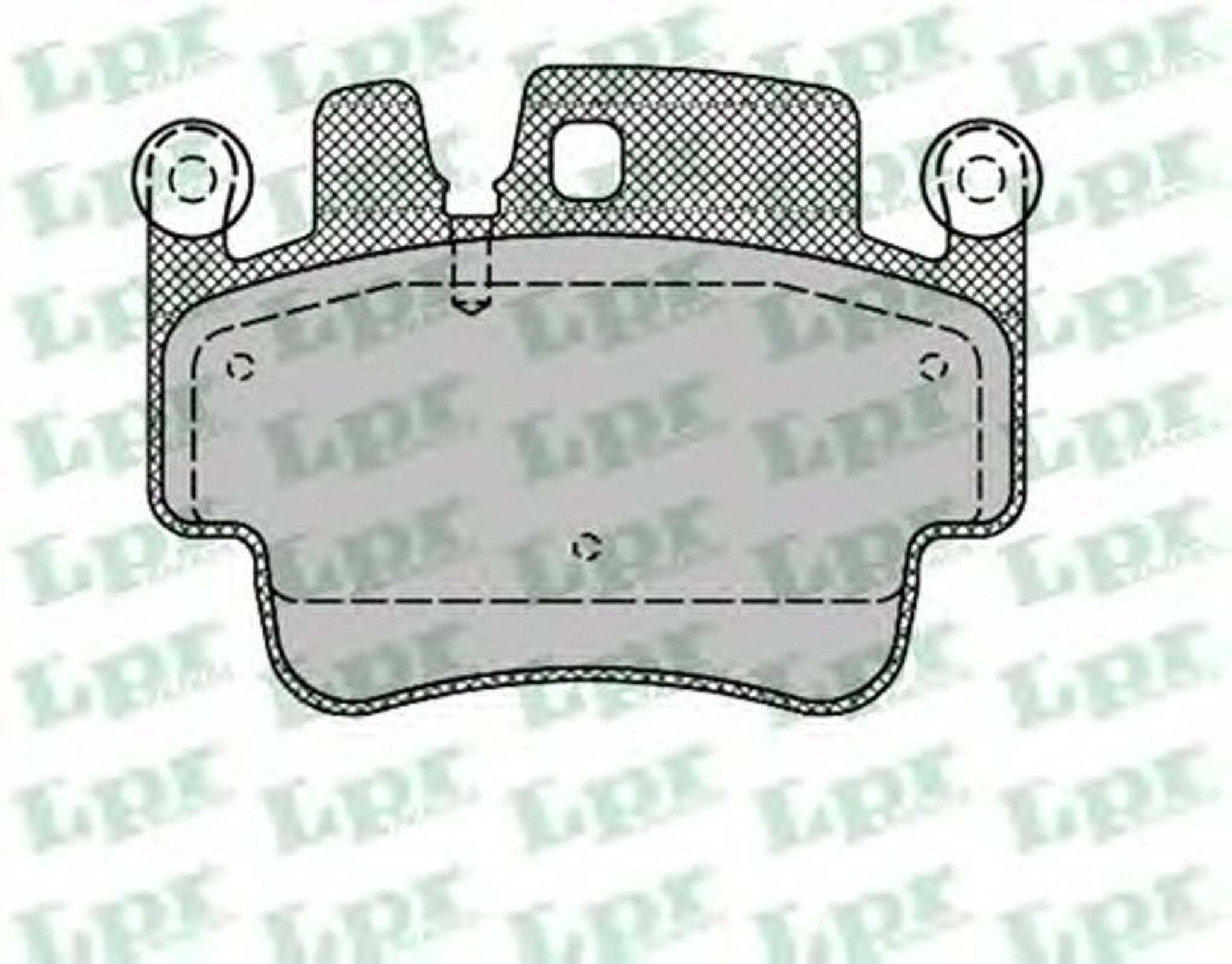 Колодки тормозные дисковые LPR 05P1371