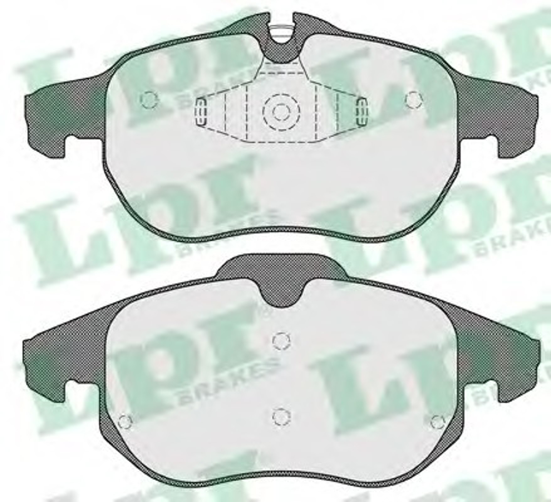 Колодки тормозные дисковые LPR 05P1524