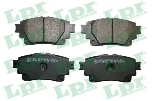 Колодки тормозные дисковые lpr LPR 05P2202