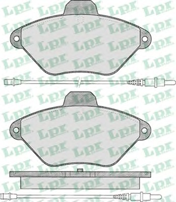 Тормозные колодки LPR 05P486