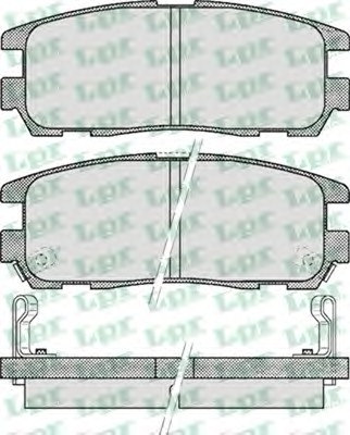 Тормозные колодки LPR 05P524