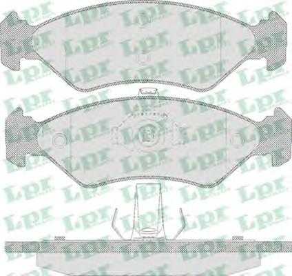 Тормозные колодки LPR 05P655