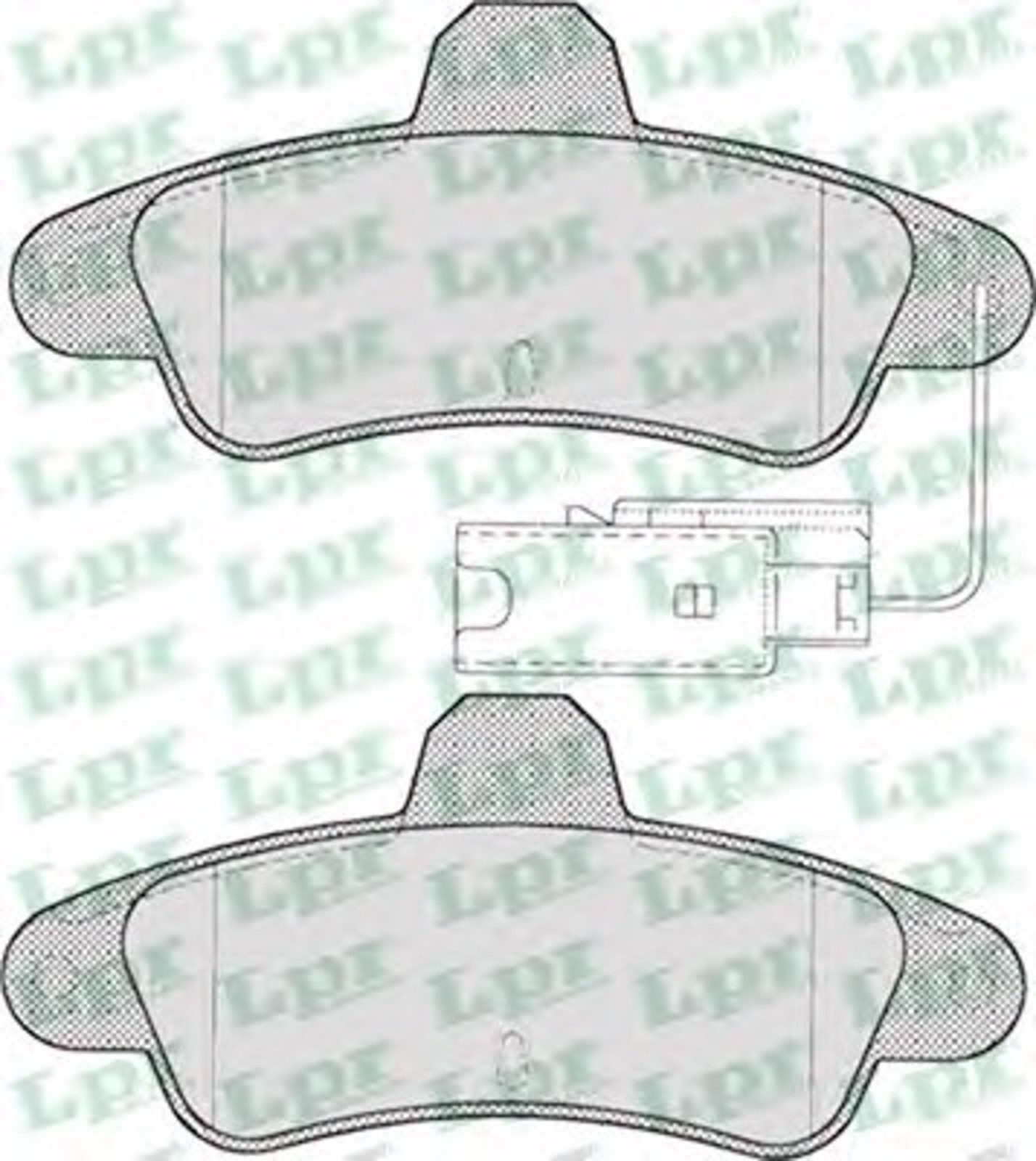 Тормозные колодки LPR 05P716
