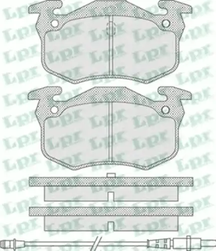 Тормозные колодки LPR 05P738