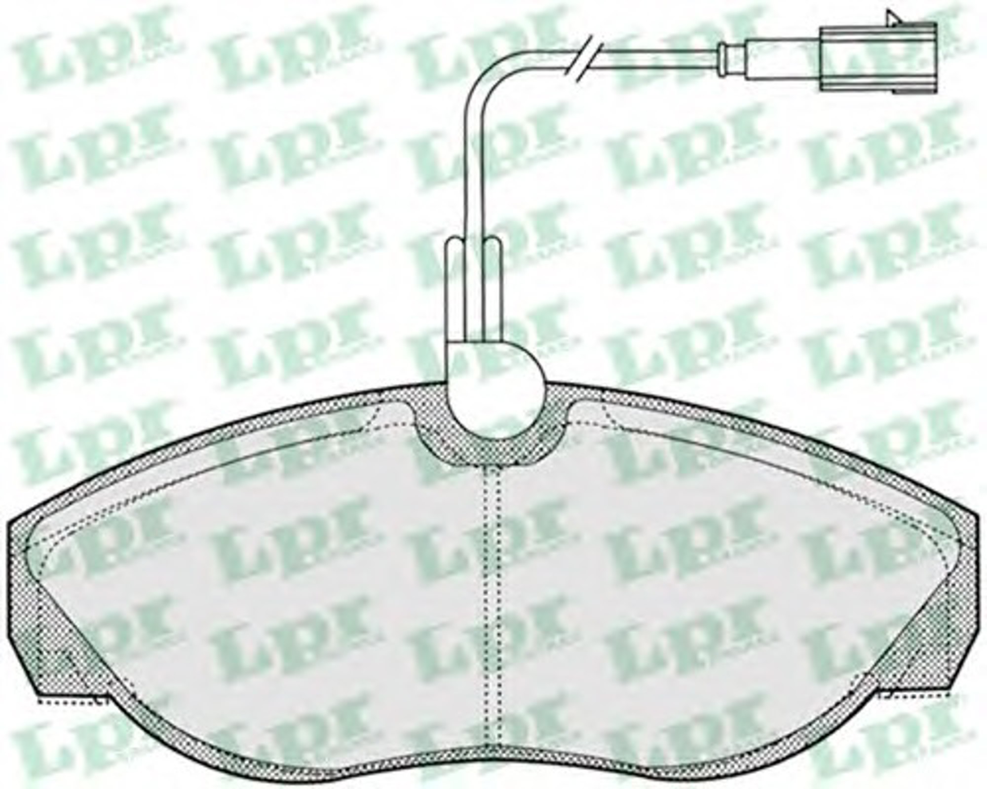Колодки тормозные дисковые LPR 05P773